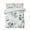 Green, variant on Quilts Twin Size, Eucalyptus Leaves Soft Comforter Bedding Set for Bed, Spring Botanical Pastoral Green Lightweight Quilted Bedspread with Pillow Cover(2 Pieces) for All Season, 68x86 Inch
