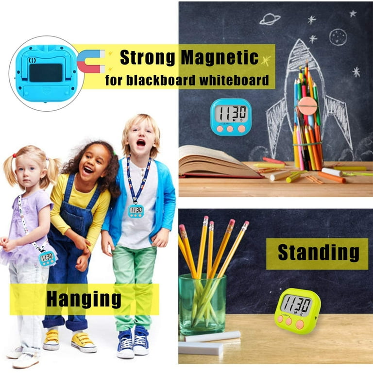 Classroom Timers for Teachers Kids Large Magnetic Digital Timer 2 PackC