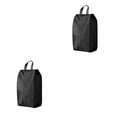 thumbnail image 3 of Youkk Sac à Chaussures Léger et Portable en Polyester pour Voyage Pack Chaussures avec Facilité à Utiliser Rangement Compact Noir m 2Set, 3 of 6