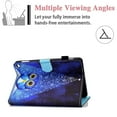 thumbnail image 5 of Case and Cover for Kindle Fire HD 10 Plus 2021(11th Gen), Fire HD 10.1" Case 2021, Allytech Shockproof PU Leather Anti-Slip Stand Smart Auto Sleep Wake Case with Card/Pen Holder, Night Owl, 5 of 7