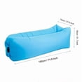 thumbnail image 5 of Inflatable Air Sofa Portable Fast-Inflate Waterproof Lounger for Beach Camping Pool Travel, 5 of 8