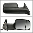 thumbnail image 2 of DNA Motoring TWM-013-T111-BK-G3 For 2013 to 2016 RAM 1500 2500 3500 Pair of Black Powered + Heated Glass + Foldable Side Towing Mirrors 14 15, 2 of 6