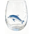 thumbnail image 2 of Handmade Octopus Drinking Glass, Blue Ringed Tentacle Tumbler, Artisanal Ocean Barware for Coastal Home Decor, 2 of 6
