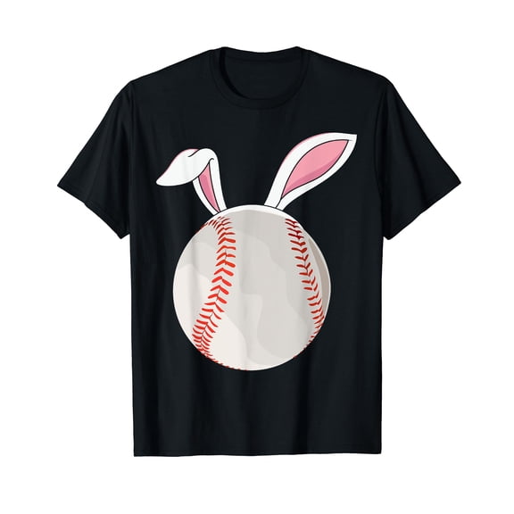 Funny Easter Bunny Baseball Easter Baseball Ball Easter Day T-Shirt