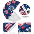 thumbnail image 2 of FMSHPON 4Th July American Independence Day Xmas Christmas Tree Skirt Stand Mat for Holiday Party Decoration Indoor Outdoor 36 inches, 2 of 6