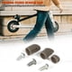 thumbnail image 4 of 3 uds guardabarros trasero Wdftyju para patinete eléctrico tornillos estante protector de tapa de goma, 4 of 6