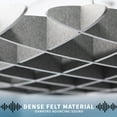 thumbnail image 6 of VIVO Dark Gray Acoustic Ceiling Waffle Panel, 6 of 8