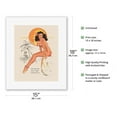 thumbnail image 2 of Hawaii - They Grow Big Down Here... Coconuts I Say! - June 1952 - Vintage Pin Up Girl Print by Jerry T.N. Thompson c.1952 - Fine Art Rolled Canvas Print (Unframed) 11in x 14in, 2 of 4