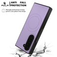 thumbnail image 4 of ELEHOLD Case for Samsung Galaxy Z Fold 4, Shockproof Magnetic Case Hard PC Slim Phone Cover,Purple, 4 of 11