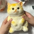 thumbnail image 6 of Big Taba Cat, Handmade Large Cat Taba Squishy Dolls, Cat Taba Squishy Pinch Squishy Kit, Stress Relief, Funny Cute Soft Squishy Cat, Christmas Gifts (Large Siamese Cat), 6 of 15