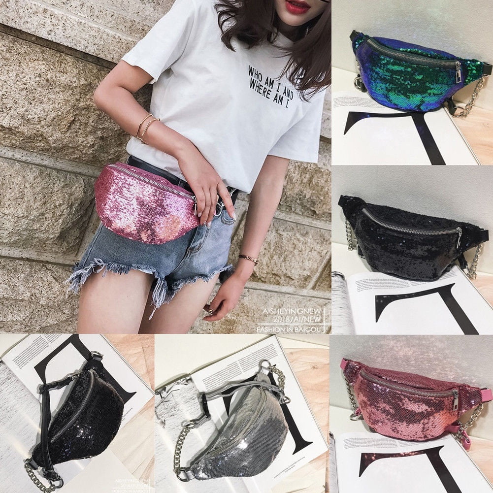 Glitter waist bag hotsell