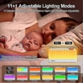 thumbnail image 3 of White Noise Machine For Sleep With 8 Soothing Sounds, Portable Bluetooth Speaker Amp; 12 Color Night Light For Adults Amp; Baby, 3 of 5