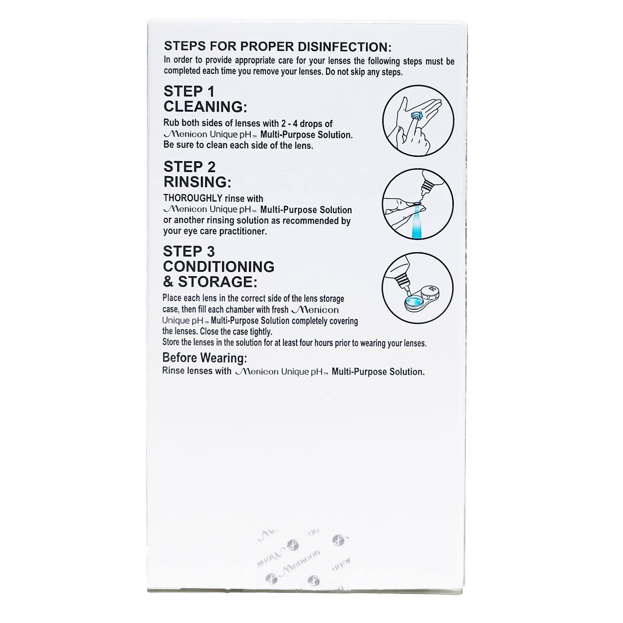 Menicon America Unique pH Multipurpose Solution for Gas Permeable Contact Lenses, 2.5 fl oz