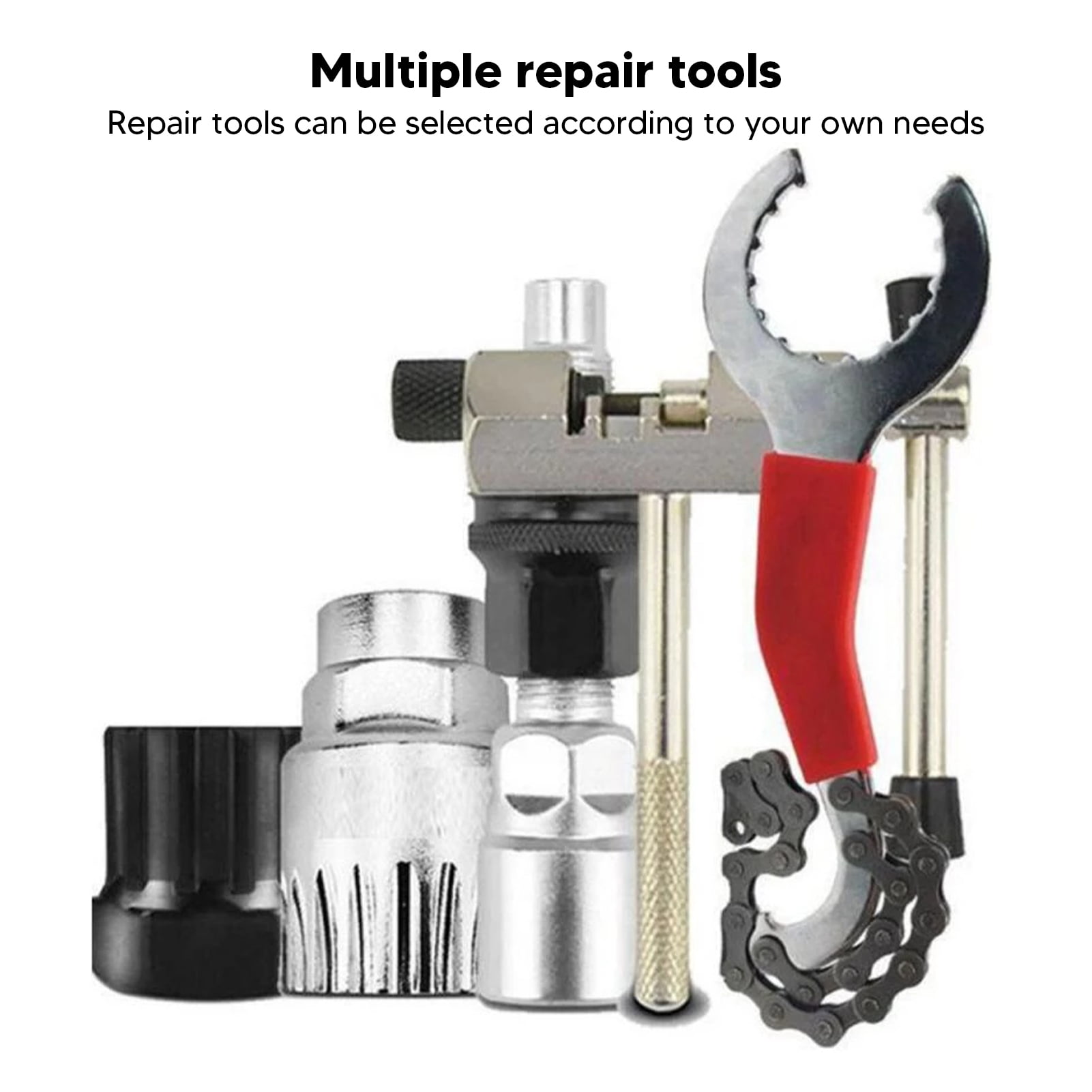 Bottom Bracket Remover Kit,9 Pcs Bicycle Repair Bike Chain