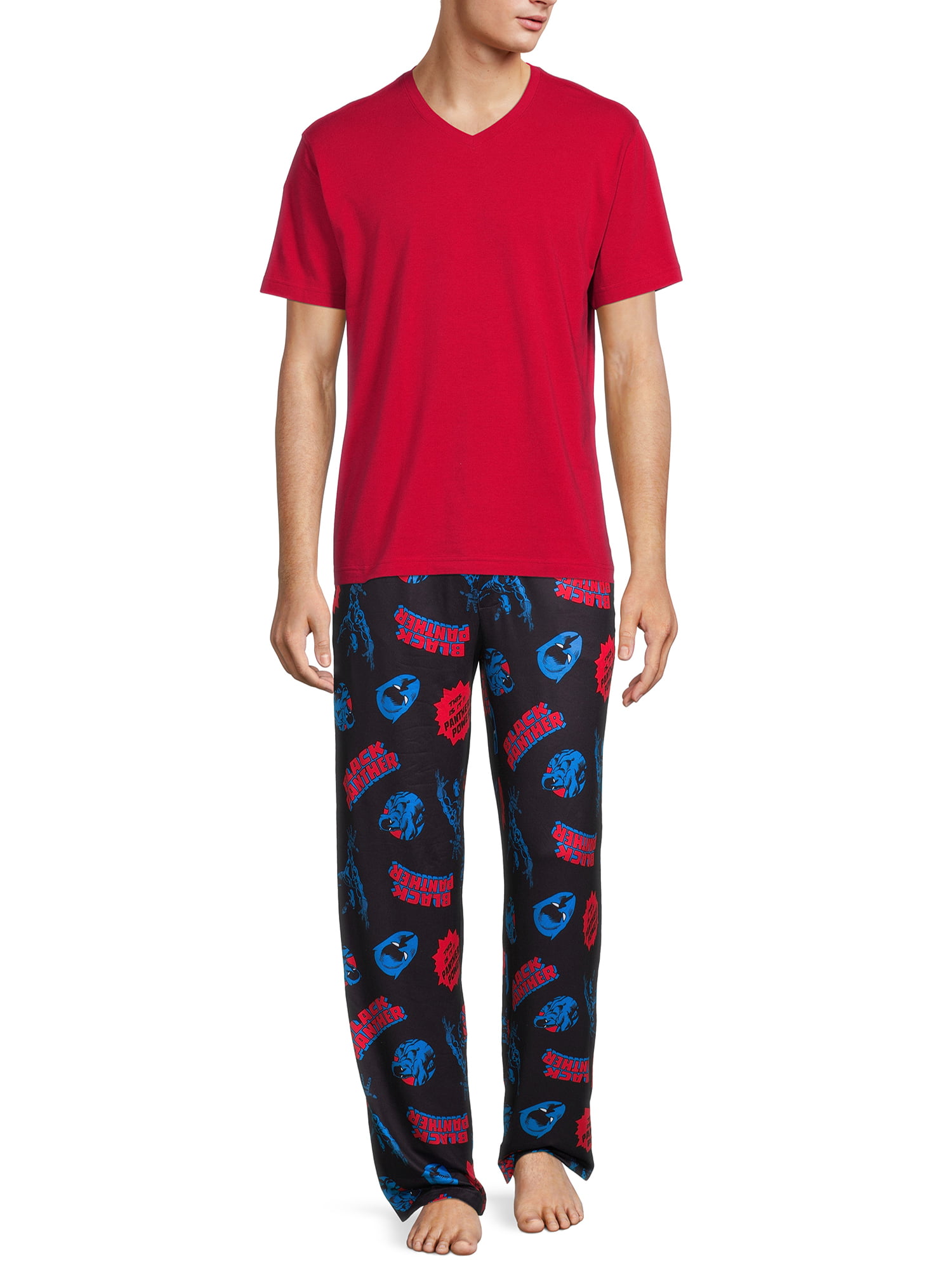 Marvel Heroes Heads Graphic Printed Pajama Sleep Lounge Pants Choose Sz S-XL 