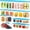 Blue(8 Gallon + 8 Sandwich + 8 Snack ), variant on 12 Pack Silicone Bags for Food Storage,Freezer,Microwave & Dishwasher Safe,Leakproof Food Storage Bags,Reusable Freezer Ziploc Bags,Sandwich Snack Baggies-4 Gallon 4 Snack 4 Sandwich Bags,3 Colors