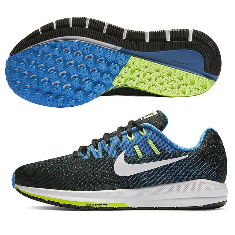 Nike Air Zoom Structure 20 Extra Wide With, Black/White-Photo Blue, 11.5 - Walmart.com