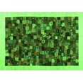 thumbnail image 1 of Ahgly Company Indoor Rectangle Abstract Green Contemporary Area Rugs, 8' x 12', 1 of 1