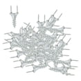thumbnail image 2 of AMLESO 50 Pieces Double Headed Screw Self Tapping Special Nails Home Building Materials 1.5mm, 2 of 8
