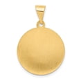 thumbnail image 4 of FJC Finejewelers 14 kt Yellow Gold Polished and Satin St Matthew Medal Hollow Charm 22 x 19 mm, 4 of 6