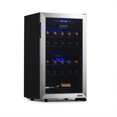 thumbnail image 1 of Newair Réfrigérateur à Vin Autonome 28 Bouteilles à Double Zone avec Compresseur en Acier Inoxydable, Supports Ajustables et Thermostat Numérique Extérieur, 1 of 13