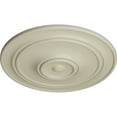 thumbnail image 3 of 40 1/4"OD x 3 1/8"P Small Classic Ceiling Medallion (Fits Canopies up to 10"), Hand-Painted Clear Yellow, 3 of 6