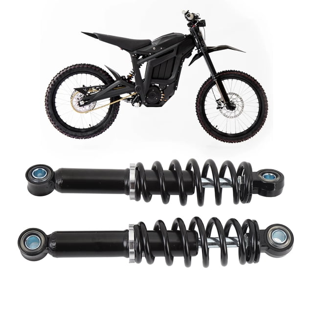 Amortiguador Trasero De 220 Mm, 2 Piezas Amortiguador Trasero De Motocicleta Con Comodidad De Conducción Mejorada Alta Dureza Con Resorte De 6 Mm Para Mini ATV Dirt Bike Para