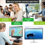 For Computer PC Desktop Monitor 25 inch (16:9 Ratio) [BISENTEK] Anti Blue Light Screen Protector Cover Guard, Eye Protection, Reduce fatigue / headache, Anti-Scratch, Anti-Shock, UV Blocking