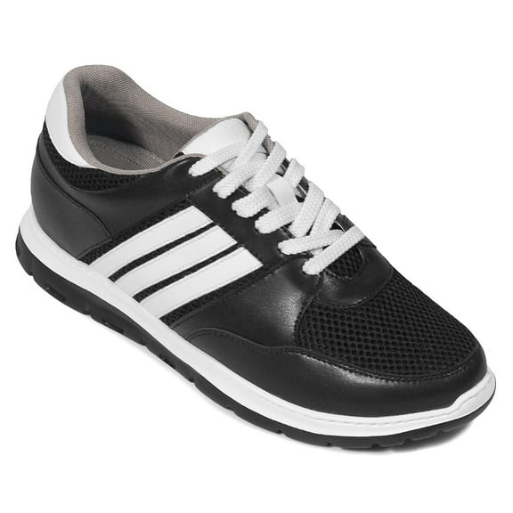 CMR CHAMARIPA Height Increasing Sneakers Shoes For Men - Men Taller Shoes - Black Elevator Sneakers 8.5CM / 3.35 Inches
