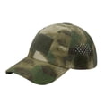 thumbnail image 3 of Tactical Baseball Cap with Laser Cut Mesh and Patch Panel for Outdoor Sports Adjustable Perfect for Daily Commuting Outdoor Sports Baseball Breathable Fishing, 3 of 7