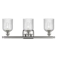 thumbnail image 3 of 516-3W-SN-G559-5SDY Innovations Lighting Bridal Veil - 3 Light Bath Vanity-10 Inch Tall and 25 Inch Wide-Satin Nickel Finish-Seedy Glass Color, 3 of 3