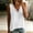 White(New), variant on PNTUTB Summer Fashion Tops for Women's Sleeveless Tank Tops Solid-Color V-Neck Lace-Up Top Loose Breathable Comfortable Casual Tank Tops
