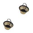 thumbnail image 3 of jesticaly Coffee Filter Screen Professional Strainer Tools Permanent High Intensity Temperature-Proof Colander Device Home Shop Kitchen 11.00*8.00*6.50cm/ 2Set, 3 of 6