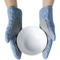 thumbnail image 1 of Guantes para microondas, guantes de silicona resistentes al calor para microondas, guantes de cocina antideslizantes para barbacoa, hornear, cocinar pizza en microondas, 1 of 7