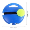 thumbnail image 2 of Minkissy 1Set Blue Square Tennis Trainer Portable Tennis Training Aid Non Slip Rubber Base, 2 of 6