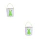 thumbnail image 4 of Injueey Bolso de conejito Conveniencia Aspecto lindo Cubos de vacaciones Decorativos Patrones surtidos Bolsos con asa de cubo de conejo Cola cola verde 2piezas, 4 of 6