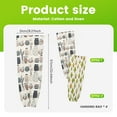 thumbnail image 2 of Ikoopy 4Pcs Cotton Linen Grocery Bag Holder Wear Resistant Plastic Grocery Organizer Large Capacity Dispenser Hanging Storage Bag for Pantry, 2 of 13