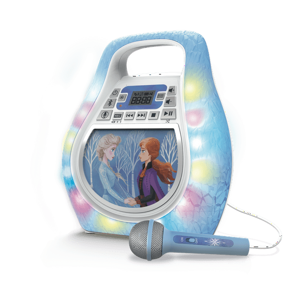 disney frozen ii karaoke with snowflake projector