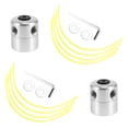 thumbnail image 3 of 2 Set Grass Trimmer Head Brush Cutter Strimmer Lawn Mower Accessory with Line Gardening Tool, 3 of 8