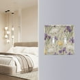 thumbnail image 4 of Yayeee Toggle Light Switch Wall Plate 2-Gang 4.56"x4.48" Decorative Outlet Cover, Purple Floral Rabbit, 4 of 7
