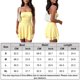 thumbnail image 2 of Vestido Mujer Ajustado Sin Espalda Sin Mangas Fuera Del Hombro Traje Diario Ygjytge Amarillo T XL para Mujer, 2 of 6