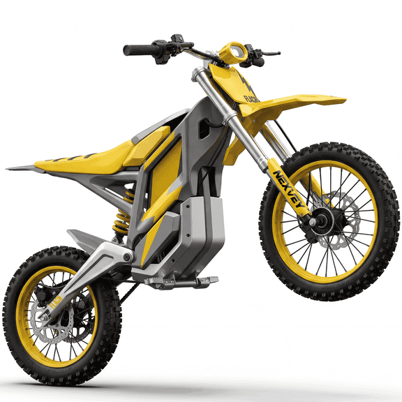 NEXVEY Flash Electric Dirt Bike for Adults Teens Peak 4000W 48V 22.5AH Electric Motorcycle, 35MPH Speed 35 Miles Range, Dual Suspension Dual Disc Brakes Removable Battery Ebike 13 