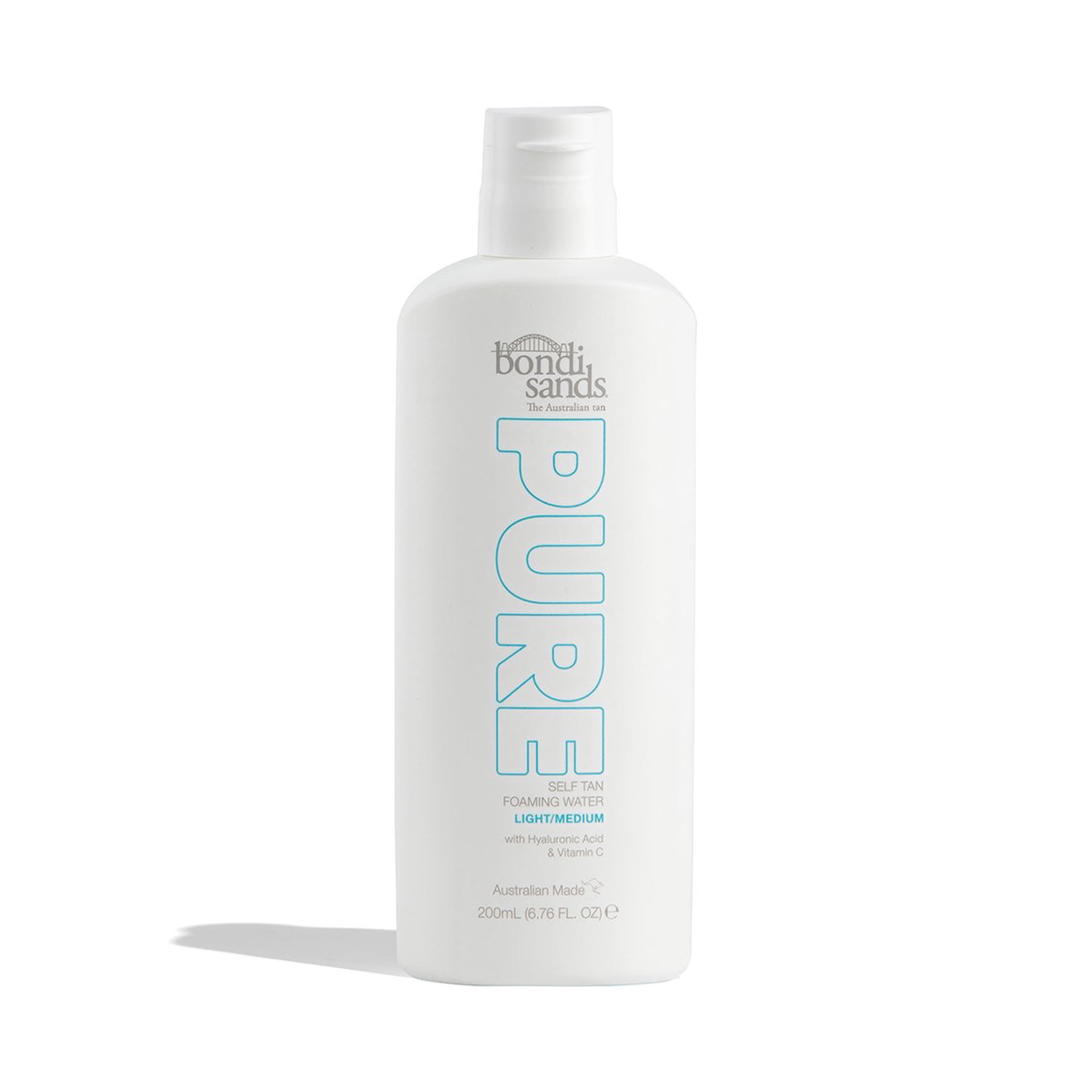 3 x Bondi Sands Pure Self Tan Foaming Water Light/Medium - 200ml