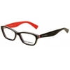 Dolce & Gabbana DG3175 Eyeglasses-2764 Black/Multilayer/Red-52mm
