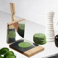 thumbnail image 1 of Prensa de tortillas de madera Soledad herramienta manual con mango extendido, 1 of 9