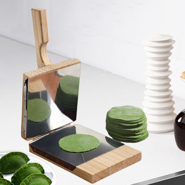 Prensa de tortillas de madera Soledad herramienta manual con mango extendido
