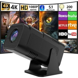 Wimius 4K Supported Projector, Native 1080P, 5G WiFi, Bluetooth