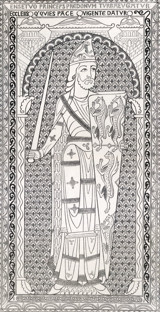 Geoffrey V First Of The Plantagenets And Also Known As Le Bel Or The Handsome 1113 - 1151 Count Of Anjou Touraine Maine And Duke Of Normandy From Handbook Of The Arts Of The Middle Ages And Renaissanc