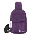 thumbnail image 3 of Bolsa Hombres / Mujeres Lona Cofre Paquetes Casual Crossbody Hombro Sling Bag (Púrpura) Ndcxsfigh Para Estrenar, 3 of 6