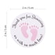 thumbnail image 2 of 1000pcs baby shower fiesta regalo bolsa bolsa sello etiqueta gracias etiquetas decoración, 2 of 5